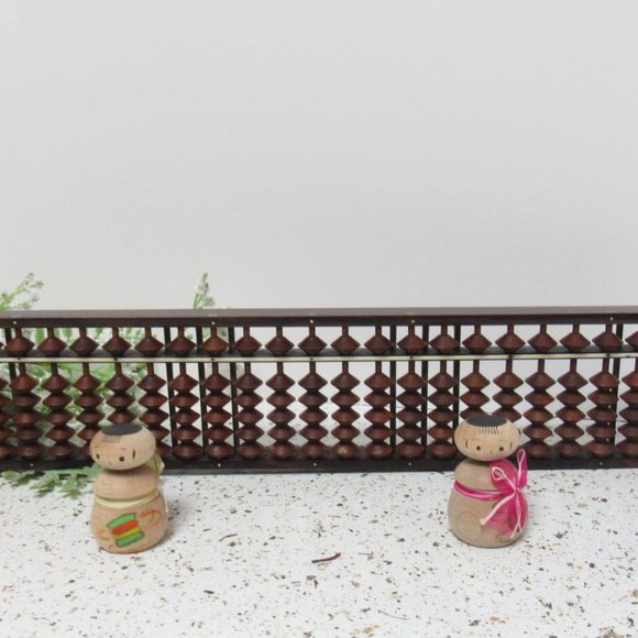 Traditional abacus, Vintage Japanese Wooden Abacus - Picture 1 of 6